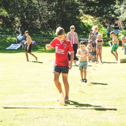 Der Eierlauf erforderte höchste Konzentration.