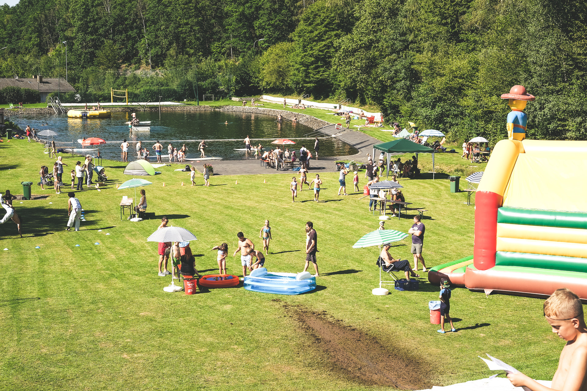 Ein Blick auf's Kinderfest.